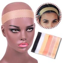 Faixa fixadora de silicone peruca front lace hair grip band