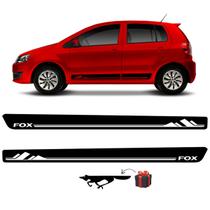 Faixa Fox 2012/ Adesivo Lateral Preto Decorativo Volkswagen Faixa Fox 2012/ Adesivo Lateral Preto Decorativo Volkswagen