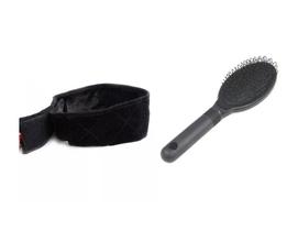 Faixa Hair Grip Para Fixar Peruca Cor Preta + Escova