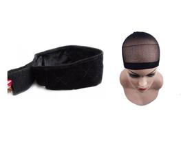 Faixa Hair Grip + Wig Cap Preto Para Peruca Front Lace Wig Faixa Hair Grip + Wig Cap Preto Para Peruca Front Lace Wig