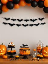 Faixa Halloween Morcegos 170cm Festa Enfeite Decoração Faixa Halloween Morcegos 170cm Festa Enfeite Decoração