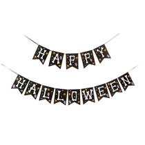 Faixa Happy + Faixa Halloween Decorativo Enfeite 15X20X2M Faixa Happy + Faixa Halloween Decorativo Enfeite 15X20X2M
