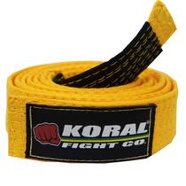 Faixa Infantil Jiu Jitsu Koral Amarela-M2