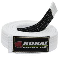 Faixa Infantil Jiu Jitsu Koral Branca-M3