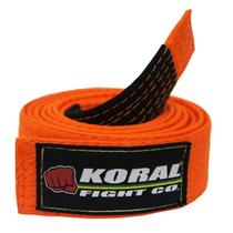Faixa Infantil Jiu Jitsu Koral Laranja-M2 Faixa Infantil Jiu Jitsu Koral Laranja-M2