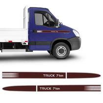 Faixa Iveco Daily 70c17 Truck 7 Ton Refletivo Cabine Simples