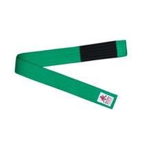 Faixa Jiu Jitsu Keiko Tradicional Verde Ponta Preta