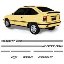 Faixa Kadett Gsi 2.0 1992 Até 1998 Adesivo Preto Chevrolet