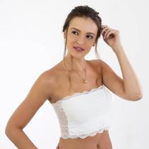 Faixa Larga Underforms Com Renda Under Band Lace Plus