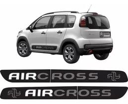 Faixa Lateral Air Cross 2016/ Adesivo Preto Citroen Aircross