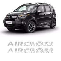 Faixa Lateral Aircross Até 2015 Adesivo Cinza Citroen