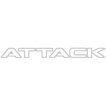 Faixa Lateral Attack Prata Kit Frontier 2011 Nk-136951