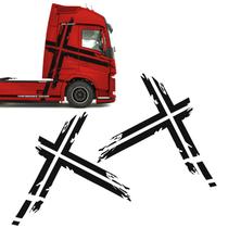 Faixa Lateral Caminhão Volvo Suécia Fh Performance Preto