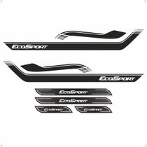 Faixa Lateral Compatível Ecosport 2013/ + Soleira Da Porta