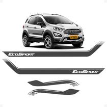 Faixa Lateral Compatível Ecosport Adesivo Decorativo Grafite Faixa Lateral Compatível Ecosport Adesivo Decorativo Grafite