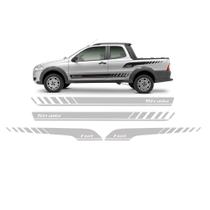 Faixa Lateral Fiat Strada St1 Adesivos Fita Colante Homologa
