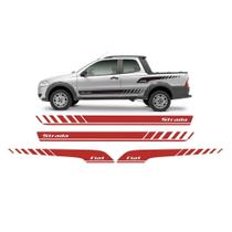 Faixa Lateral Fiat Strada St1 Adesivos Fita Colante