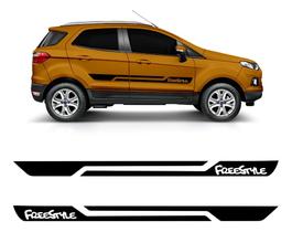 Faixa Lateral Ford Ecosport Freestyle 2013 A 2021 Preto
