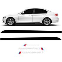 Faixa Lateral Performance Bmw Black Piano + Adesivo Traseiro Faixa Lateral Performance Bmw Black Piano + Adesivo Traseiro