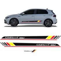 Faixa Lateral Volkswagen Golf Club Sport Adesivo Preto Faixa Lateral Volkswagen Golf Club Sport Adesivo Preto