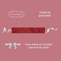 Faixa Lisa MARSALA infantil Acessorio Festa Casamento Batizado Dama Florista Cinto REF4216