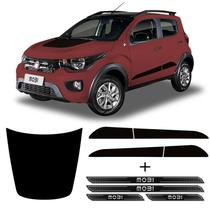 Faixa Mobi Cross 2019/ Adesivo Do Capô + Soleira Protetora