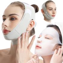 Faixa Modeladora Rosto Lifting Facial Papada + Máscara Silicone Reutilizável Faixa Modeladora Rosto Lifting Facial Papada + Máscara Silicone Reutilizável