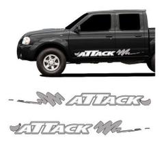 Faixa Nissan Frontier Attack 2003/2007 Adesivo Lateral Porta Faixa Nissan Frontier Attack 2003/2007 Adesivo Lateral Porta