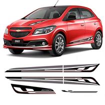 Faixa Onix Effect Vermelho Adesivo Capô Lateral E Traseira Faixa Onix Effect Vermelho Adesivo Capô Lateral E Traseira