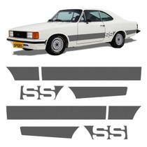 Faixa Opala Ss 80/81 Adesivo Lateral Grafite Modelo Original