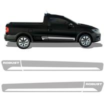 Faixa P/ Saveiro Robust 2014 2015 Cinza Portas Genérico