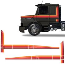 Faixa P/ Scania 112 113 1992/1993 Vermelho Caminhão Genérico