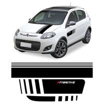 Faixa Palio Attractive 2012/2016 Adesivo Lateral E Traseiro PRETO Faixa Palio Attractive 2012/2016 Adesivo Lateral E Traseiro PRETO