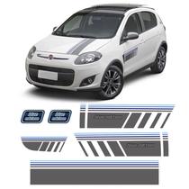 Faixa Palio Sporting Blue Edition 2015 Adesivo Capô Lateral