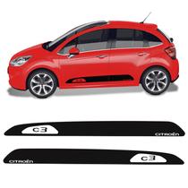 Faixa Para C3 2013/2019 Lateral Preto Urban Trail Genérico Faixa Para C3 2013/2019 Lateral Preto Urban Trail Genérico