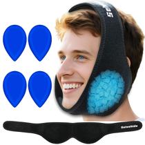 Faixa para Cabeça com Bolsa de Gelo SEIWEHIDO com 4 Bolsas de Gel para Dor de Dente Faixa para Cabeça com Bolsa de Gelo SEIWEHIDO com 4 Bolsas de Gel para Dor de Dente