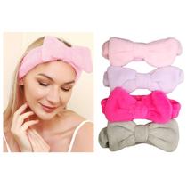 Faixa para Cabelo Laço Pelúcia Maquiagem Limpeza Skincare Faixa para Cabelo Laço Pelúcia Maquiagem Limpeza Skincare