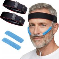 Faixa para Canula Nasal de Oxigênio NATAKU com Protetores Auriculares 4 Peças Faixa para Canula Nasal de Oxigênio NATAKU com Protetores Auriculares 4 Peças
