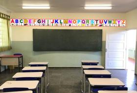 Faixa Pedagógico - Alfabeto 1 Tipo Letra - Faixa em Lona p/ Parede 490x30cm