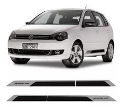 Faixa Polo Sportline 2014 Adesivo Preto Modelo Original
