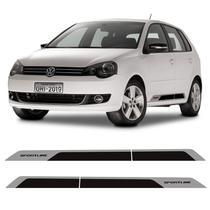 Faixa Polo Sportline 2014 Adesivo Preto Modelo Original
