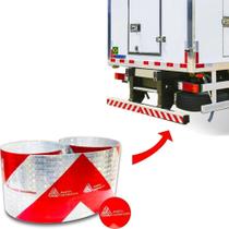 Faixa Refletiva Caminhão Parachoque Carreta Padrão 2,40M