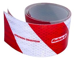 Faixa Refletiva Carretinha Reboque Parachoque homologada