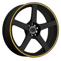 Faixa Refletiva De Roda Para Carro Aro 14 Ao 22 7Mm Amarelo Faixa Refletiva De Roda Para Carro Aro 14 Ao 22 7Mm Amarelo