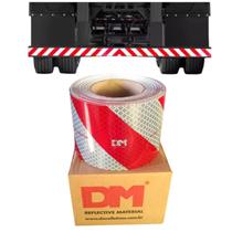 Faixa refletiva para-choque ld/le caminhao/van/carroceria