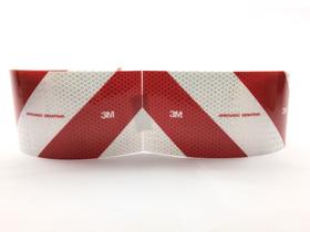 Faixa refletiva parachoque caminhao carreta marca 3m