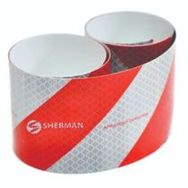 Faixa refletiva parachoque traseiro - sherman