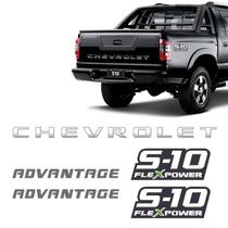 Faixa S10 Preta Chevrolet Advantage 2009/2011 + Flex Power