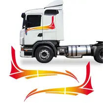 Faixa Scania 2008 Adesivo Azul Lateral Caminhão Decorativo VERMELHO Faixa Scania 2008 Adesivo Azul Lateral Caminhão Decorativo VERMELHO
