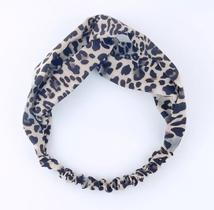 Faixa Tiara Bandana Cabelo Elástico Branca Oncinha G9136